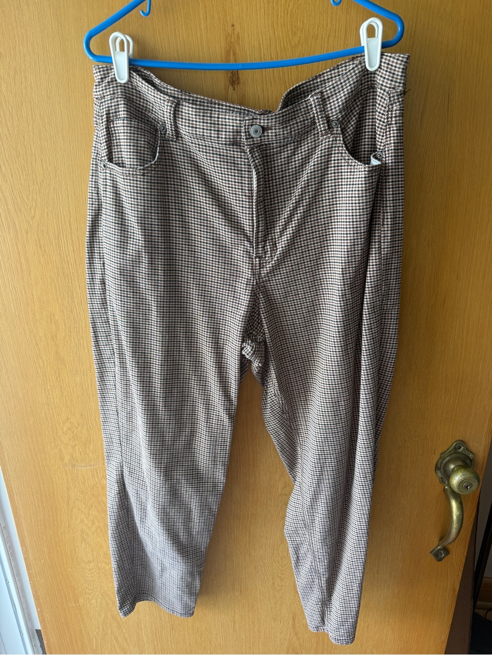 American Eagle Outfitters Brown Houndstooth Pants
